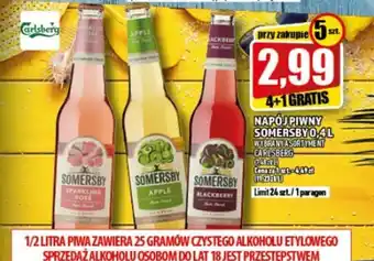 Topaz Napój piwny Somersby 5x0,4l oferta