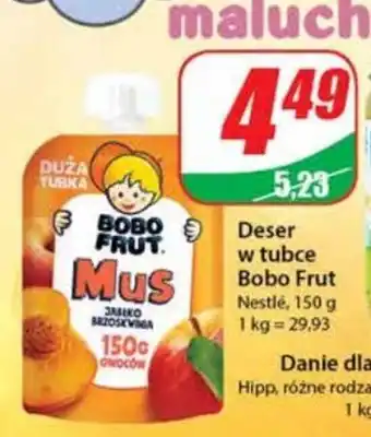 Dino Deser w tubce Bobo Frut 150g oferta