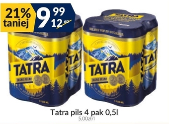 Sużyw Tatra Piwo jasne pełne 4 x 500 ml oferta