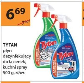 Drogerie Laboo Tytan płyn dezynfekujący do łazienek, kuchni spray 500 g oferta