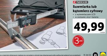 Lidl Kątomierz cyfrowy Parkside oferta