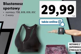 Lidl Biustonosz sportowy 80b Crivit oferta