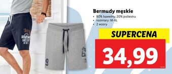Lidl Bermudy męskie Livergy oferta