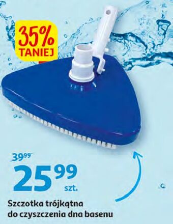 Auchan Szczotka trójkątna do czyszczenia dna basenu Garden Star oferta