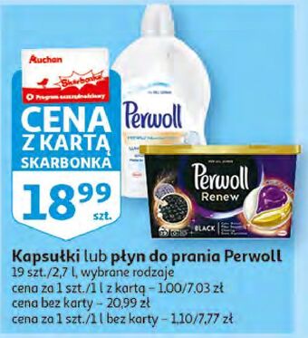 Auchan Kapsułki do prania Perwoll Renew Black oferta