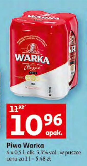 Auchan Piwo Warka oferta