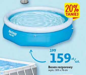 Auchan Basen rozporowy 305 x 76 cm Bestway oferta