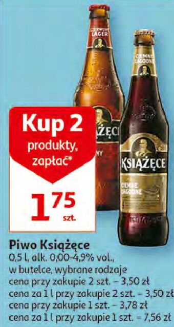 Auchan Piwo Książęce Ciemne Łagodne oferta