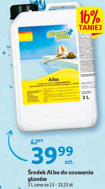 Auchan Preparat eliminujący glony alba Planet Pool oferta