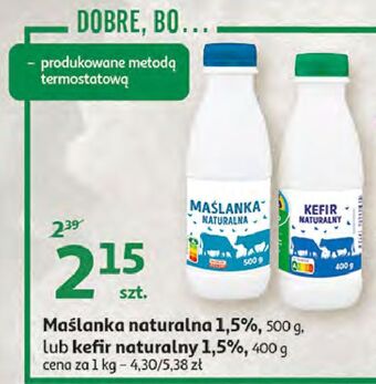 Auchan Kefir naturalny Auchan Pewni Dobrego oferta