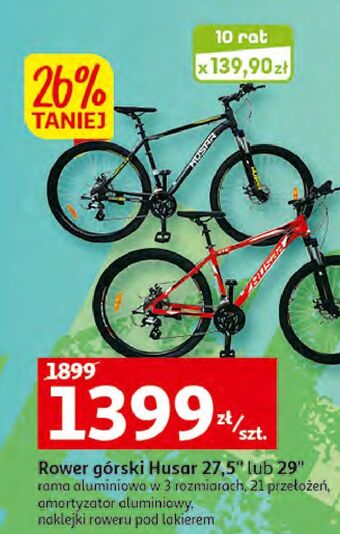 Auchan Rower górski 27.5" Husar oferta