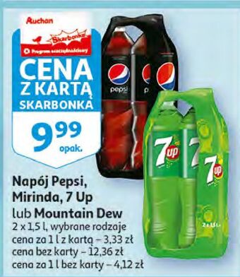 Auchan Napój orange Mirinda oferta