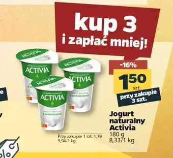 Netto Jogurt naturalny Activia 180g oferta