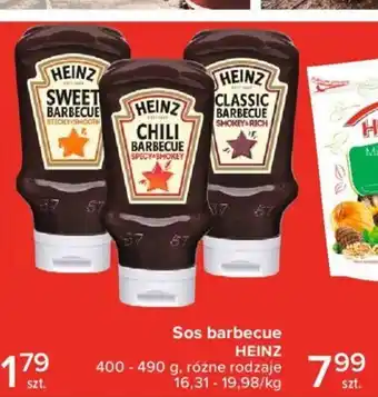 Carrefour Sos barbecue Heinz 400-490g oferta