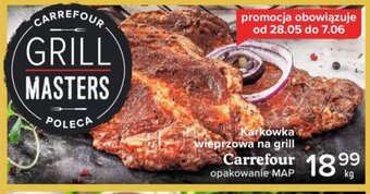 Carrefour Karkówka wieprzowa na grill 1kg oferta