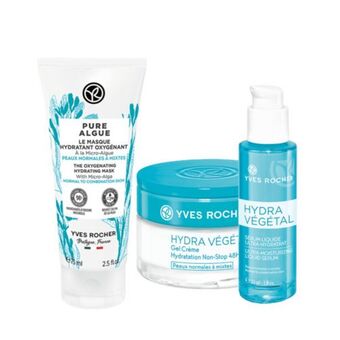 Yves Rocher Zestaw hydra vegetal & pure algue oferta