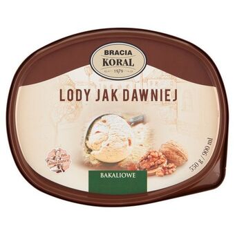 Torimpex Bracia koral lody jak dawniej lody bakaliowe 900 ml oferta