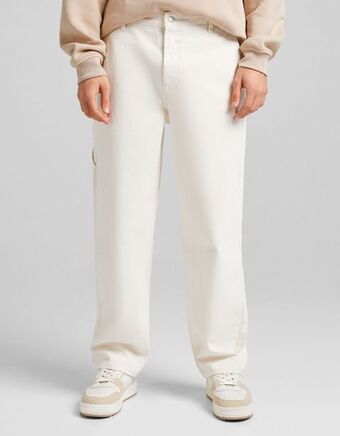 Bershka Robocze jeansy oferta