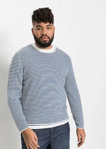 BonPrix Sweter z bawełny z recyklingu oferta