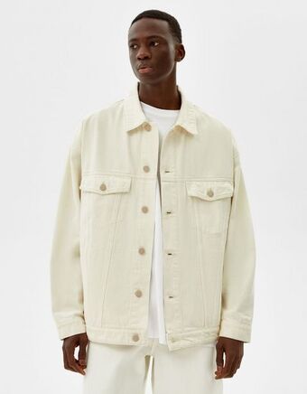 Jeansowa kurtka oversize