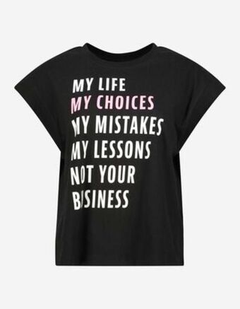 Takko Fashion Dział damski koszulka - nadrukowany napis oferta