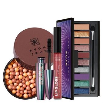 Avon Zestaw kosmetyków do makijażu glimmering gems oferta