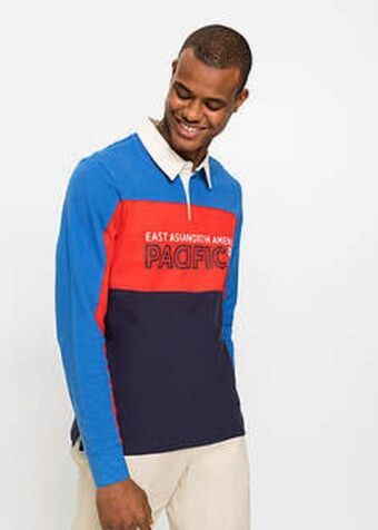 BonPrix Shirt polo, długi rękaw oferta