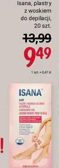 Rossmann Plastry do depilacji ciała 1 OPAK 20 SZT oferta