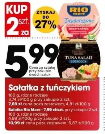 Supeco Sałatka z tuńczykiem 160g oferta