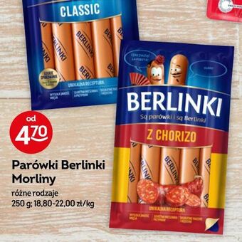 Żabka Parówki Berlinki Morliny 250g oferta