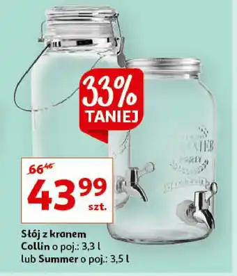 Auchan Słoik z kranem 3.5 l summer party 1 SZT oferta