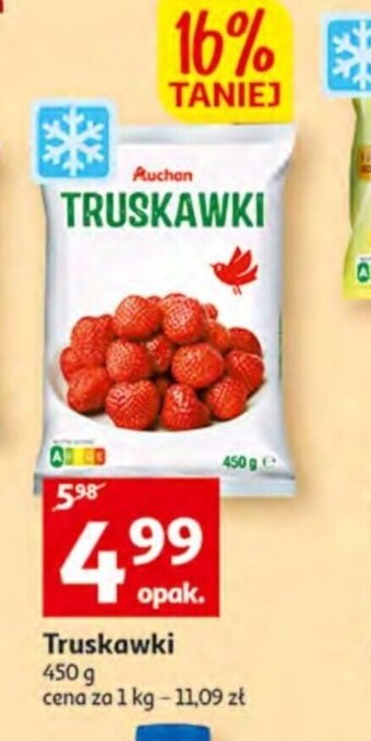Auchan Truskawki 450 g oferta