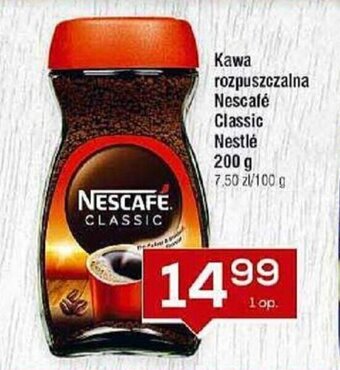 Lewiatan Kawa rozpuszczalna Nescafé Classic 200g oferta