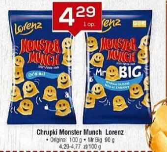 Lewiatan Chrupki Monster Munch 90-100g oferta