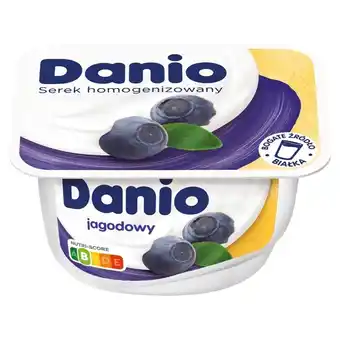 Delikatesy Centrum Danio Serek homogenizowany jagodowy 140 g oferta