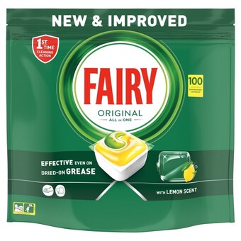 Drogerie Laboo Fairy Original Cytryna Tabletki do zmywarki All In One, 100 kapsułek oferta