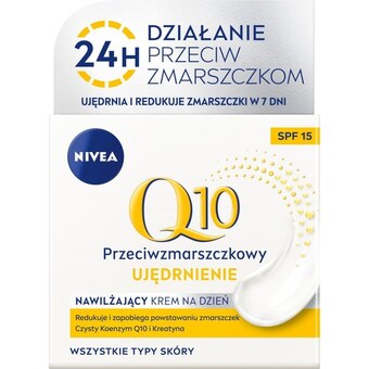 Drogerie Laboo Nivea Q10 Ujędrnienie Przeciwzmarszczkowy Krem na dzień SPF 15 50 ml oferta