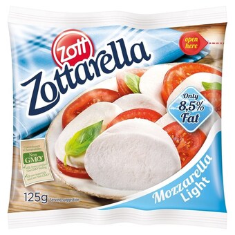 Słoneczko Zott Zottarella Ser Mozzarella Light 125 g oferta