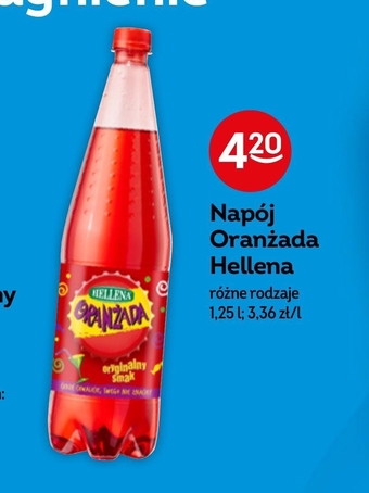 Żabka Hellena Oranżada czerwona 1,25 l oferta