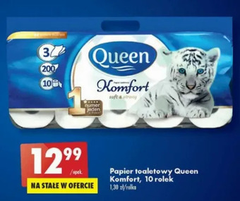 Biedronka Papier toaletowy comfort Queen oferta