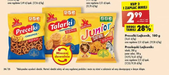 Biedronka Krakersy Lajkonik Junior Safari oferta