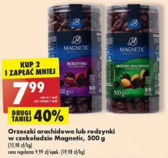 Biedronka Rodzynki w czekoladzie Magnetic oferta