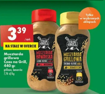 Biedronka Musztarda bawarska Czas Na Grill oferta