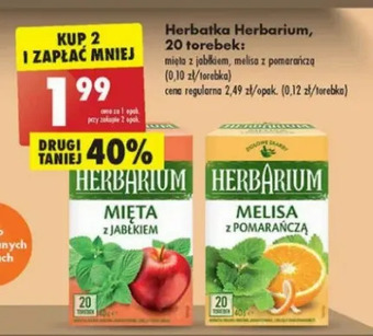Biedronka Mięta z jabłkiem Herbarium oferta