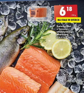 Biedronka Łosoś atlantycki świeży filet Marinero oferta
