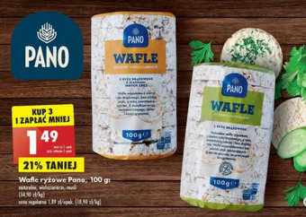 Biedronka Wafle ryżowe musli Pano oferta