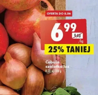 Biedronka Cebula szalotka oferta