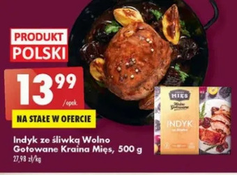 Biedronka Indyk ze śliwką wolno gotowane Kraina Mięs oferta