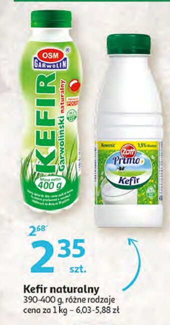 Auchan Kefir naturalny oferta