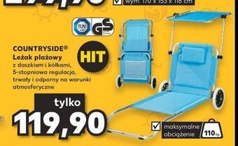 Kaufland Leżak plażowy oferta